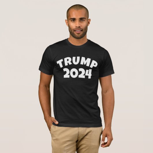 TRUMP 2024 ZWARTE T-SHIRTS (Voorkant volledig)