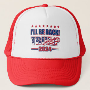 Trump 2024zal terug zijn trucker pet