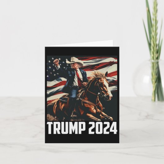 Trump 2025 4 juli Patriottisch Amerika Onafhankeli Kaart (Voorkant)