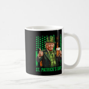 Trump 2025 Amerikaanse Vlag Vintage St. Patricks D Koffiemok