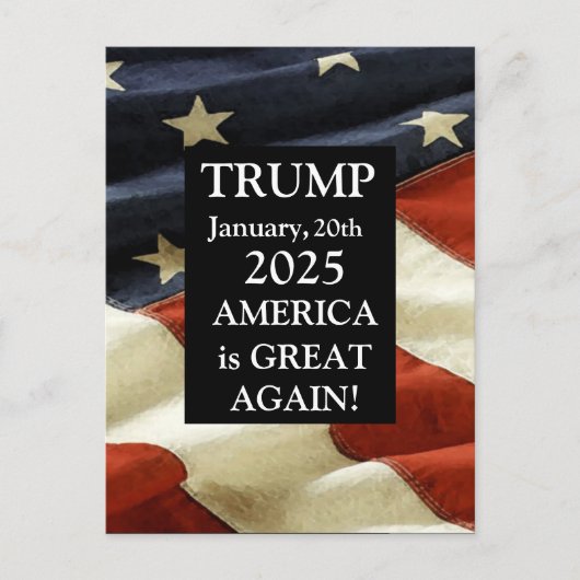 TRUMP 2025 BRIEFKAART (Voorkant)