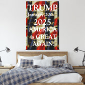 TRUMP 2025 CANVAS AFDRUK (Insitu (Slaapkamer))