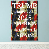 TRUMP 2025 CANVAS AFDRUK (Insitu (Houten vloer))