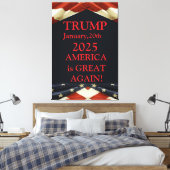 TRUMP 2025 CANVAS AFDRUK (Insitu (Slaapkamer))