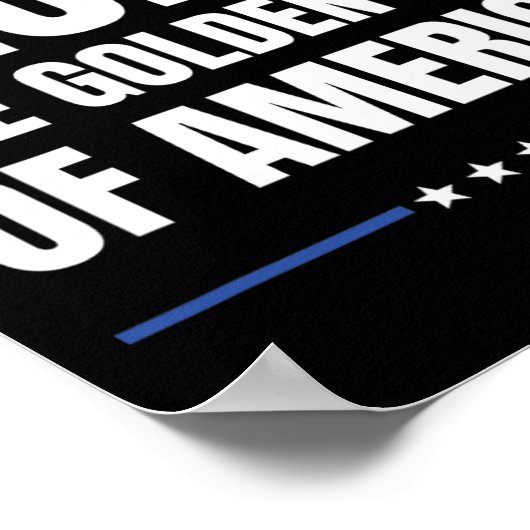 Trump 2025: de Gouden Eeuw van Amerika Poster (Hoek)