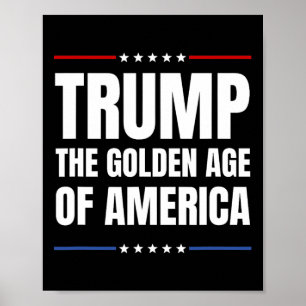 Trump 2025: de Gouden Eeuw van Amerika Poster