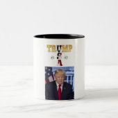Trump 2025 Gouden Portret Mok ☕ USA 45 47 (Center)