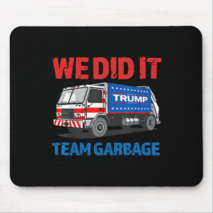 Trump 2025 Grappige Truck Afval We Hebben Het Geda Muismat