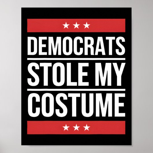 Trump 2025 Halloween-kostuum Poster (Voorkant)