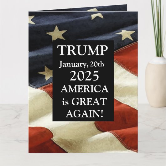 TRUMP 2025 KAART (Voorkant)