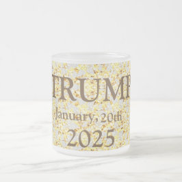 TRUMP 2025 MATGLAS KOFFIEMOK