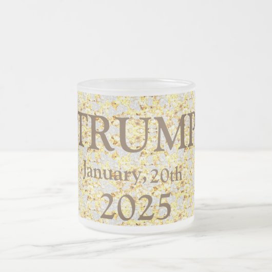 TRUMP 2025 MATGLAS KOFFIEMOK (Center)