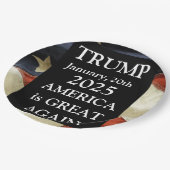TRUMP 2025 PAPIEREN BORDJE (Gekanteld)