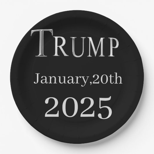 TRUMP 2025 PAPIEREN BORDJE (Voorkant)