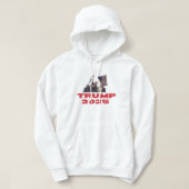 Trump 2025: patriottisch politiek ontwerp hoodie (Design voorkant)