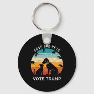 Trump 2025 President Red onze huisdieren Dieren Ho Sleutelhanger