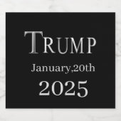 TRUMP 2025 SPARKLING WIJNETIKET (Enkel label)