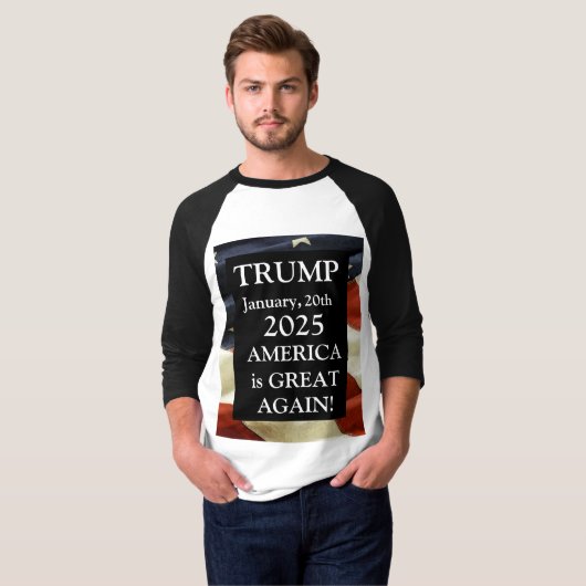 TRUMP 2025 T-SHIRT (Voorkant volledig)