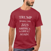 TRUMP 2025 T-SHIRT (Voorkant)