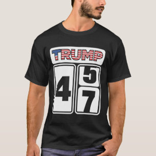 Trump 2025 Verkiezing 47 Overwinning Win President T-shirt
