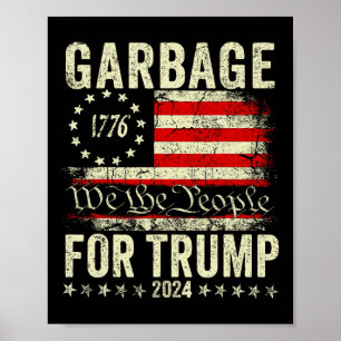 Trump 2025 Verkiezing Rommel Stem Op Trump Preside Poster