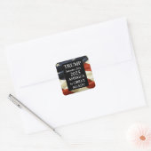 TRUMP 2025 VIERKANTE STICKER (Envelop)
