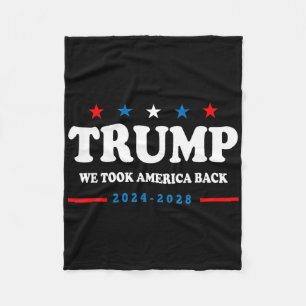 Trump 2025 We Hebben Amerika Terug Verkiezingen 20 Fleece Deken