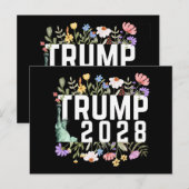 Trump 2028 briefkaart (Voorkant / Achterkant)