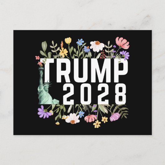 Trump 2028 briefkaart (Voorkant)