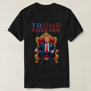 Trump 2028 Koning Voor Altijd Maak Amerika Groot V T-shirt