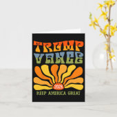 Trump 2028 President herverkiezing Amerikaanse vla Kaart (Gele Bloem)