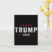 Trump 2028 Shirt stemming Donald Trump 28 Kaart (Gele Bloem)