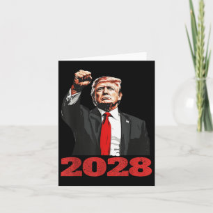 Trump 2028 Shirt stemming Donald Trump 28 Kaart