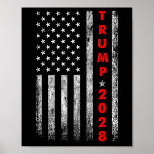 Trump 2028 Stem Donald Trump Amerika Amerikaanse V Poster