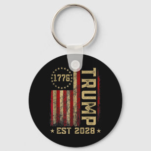 Trump 2028 Stem Donald Trump Amerika Amerikaanse V Sleutelhanger
