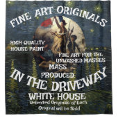 Trump 2028 Third Term Campaign Poster Original Douchegordijn (Voorkant)