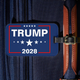 Trump 2028 Tuinbord Bagagelabel