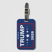 Trump 2028 Tuinbord Bagagelabel (Voorkant (verticaal))