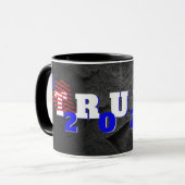 Trump 2028 voor Black Rock Mok (Voorkant links)