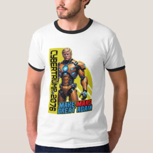 Trump 2076   Presidentiële campagne van Mars T-shirt