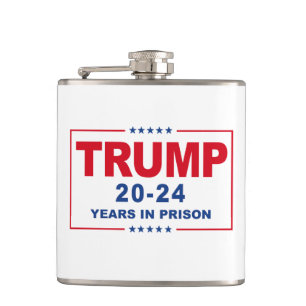TRUMP 20 - 24 Jaar Gevangenisstraf - Anti-Trump Heupfles