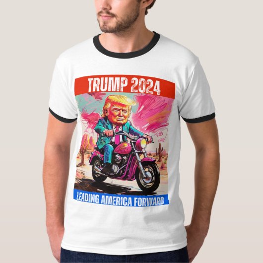 TRUMP 2204 LEIDT AMERIKA VOORUIT T-SHIRT (Voorkant)
