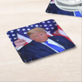 Trump 224 Breng Amerika Terug Kartonnen Onderzetters (Schuin)