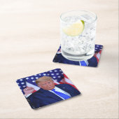 Trump 224 Haal Amerika terug Kartonnen Onderzetters (Insitu)