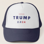 Trump 2.0 2024 Trucker Hat Trucker Pet (Voorkant)