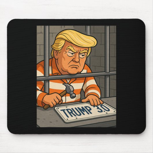 Trump 3.0 License Bord Designer 1 Muismat (Voorkant)