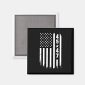 Trump 45 47 Amerikaanse vlag Magneet (Voorkant / Achterkant)