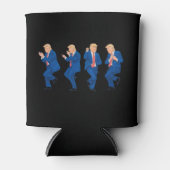 Trump 45 47 Funny Dance Dancing USA President Blikjeskoeler (Voorkant)