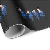 Trump 45 47 Funny Dance Dancing USA President Cadeaupapier (Rol Hoek)