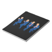 Trump 45 47 Funny Dance Dancing USA President Notitieblok (Linkerzijde)